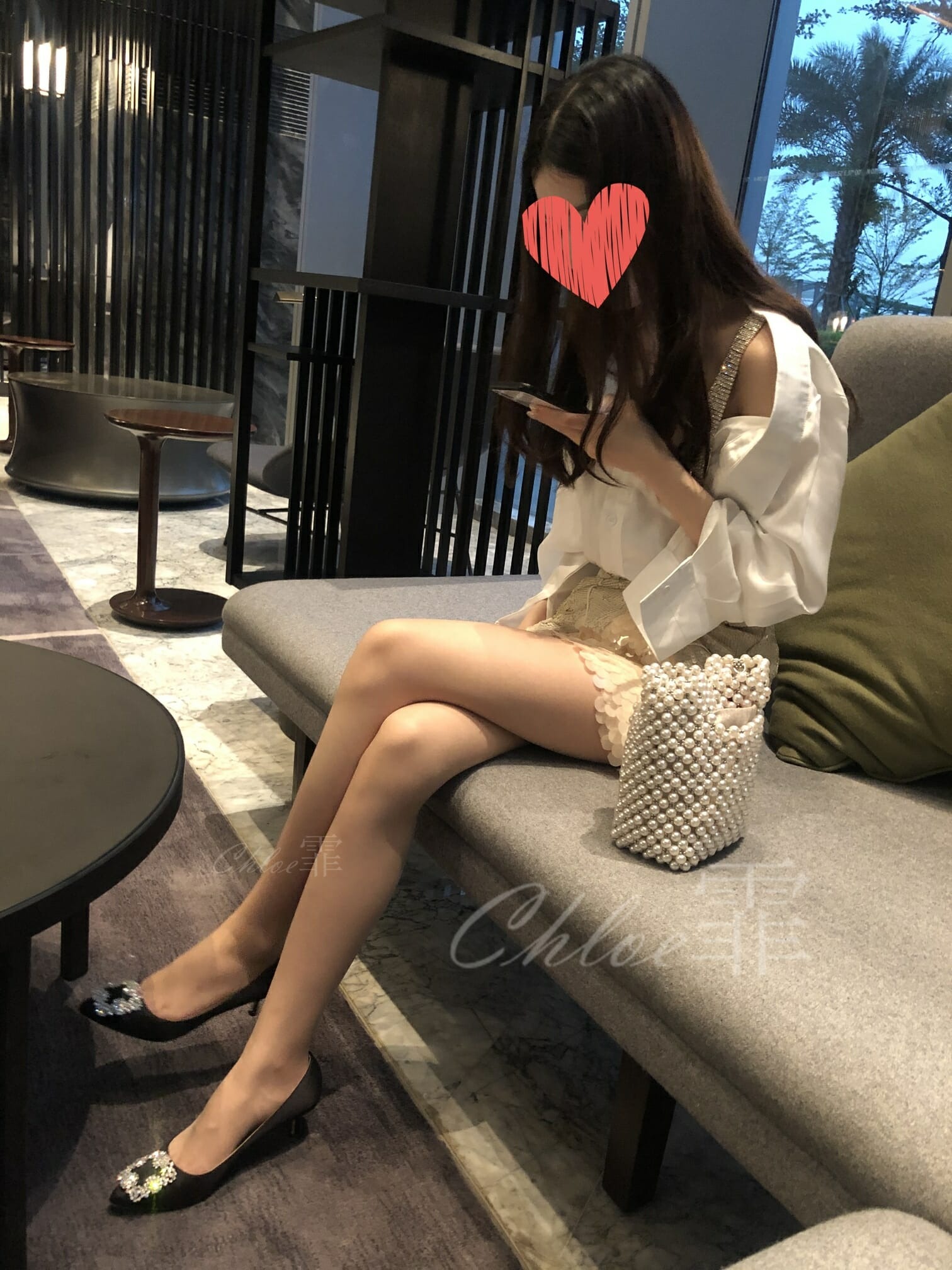 霏霏-20191028 网红套装 艾美酒店肉丝黑丝[101P] 56