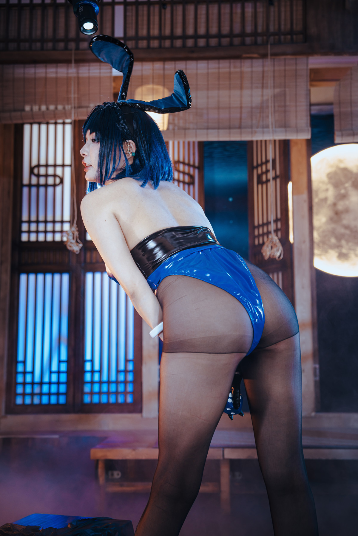 Cosplay 夏小秋秋秋 夜兰 兔女郎 Set.02 25