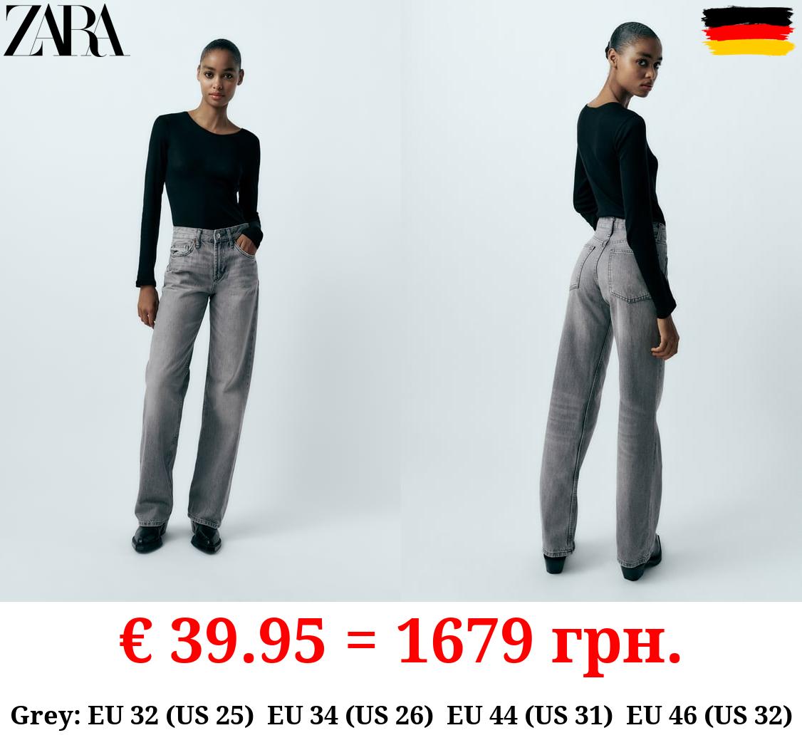 TRF WIDE-LEG MID-RISE FULL LENGTH JEANS