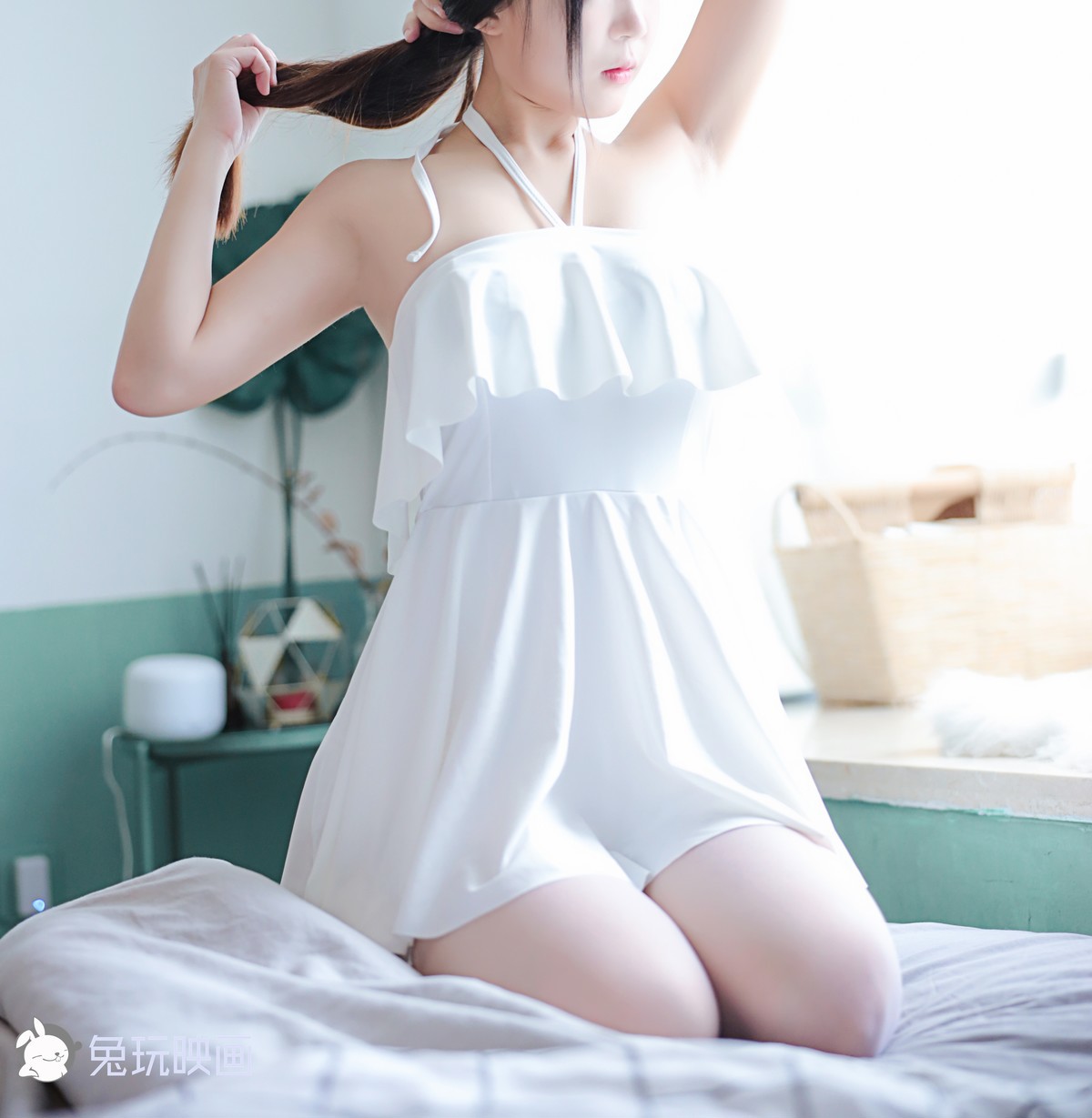 Cosplay 兔玩映画 御子的白裙 22