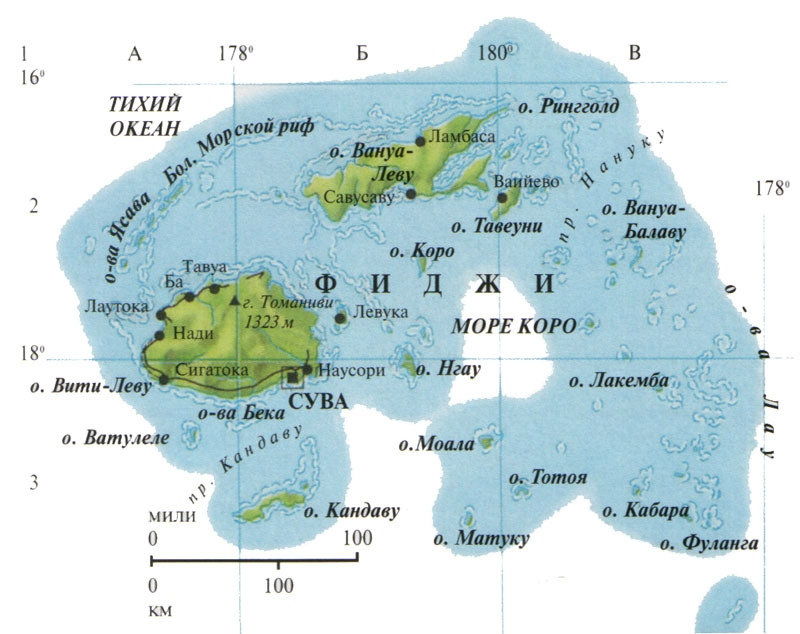 Фиджи где находится какая. Остров Фиджи на карте. Остров Фиджи географическое положение.
