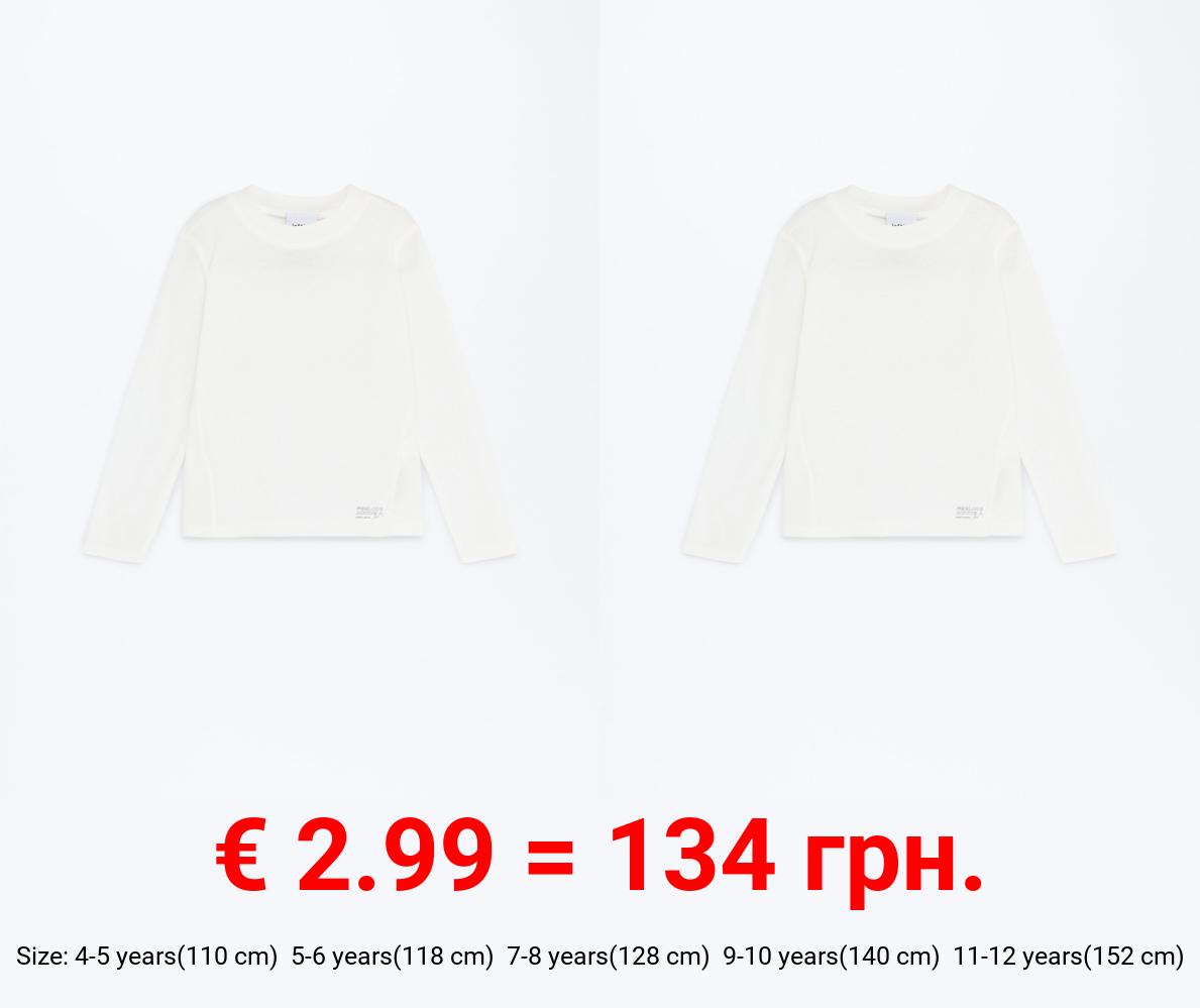 Thermal high neck top