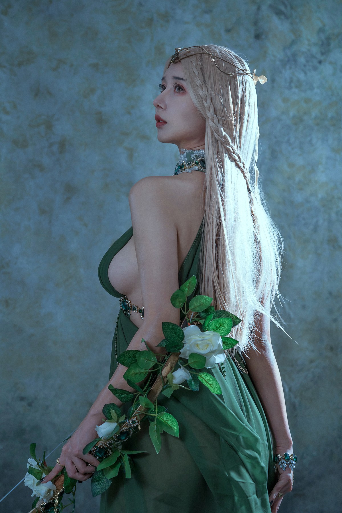Cosplay 云溪溪 奶桃 Malachite孔雀石 38