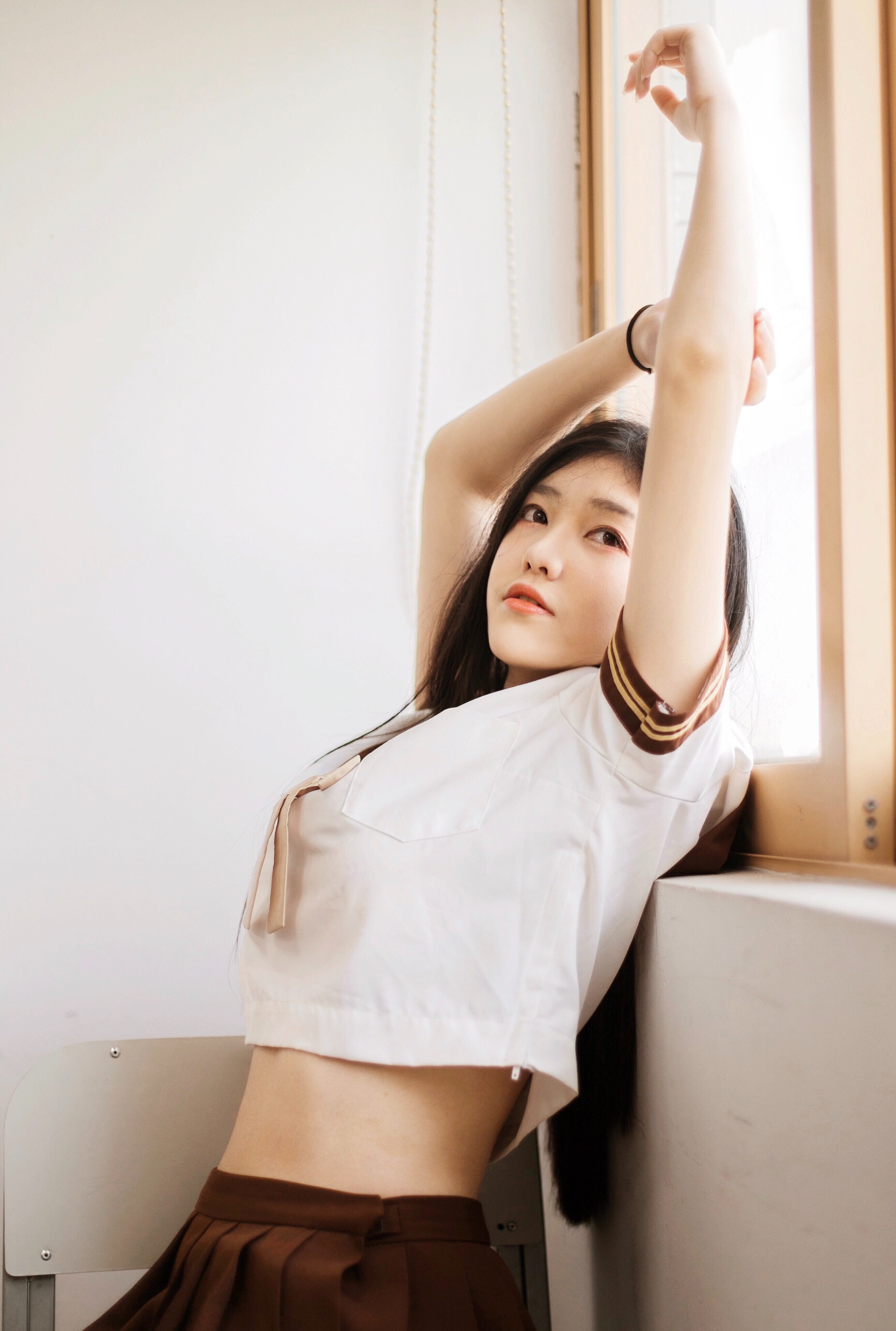 南桃Momoko-咖jk、蓝jk、绿jk[45P] 19
