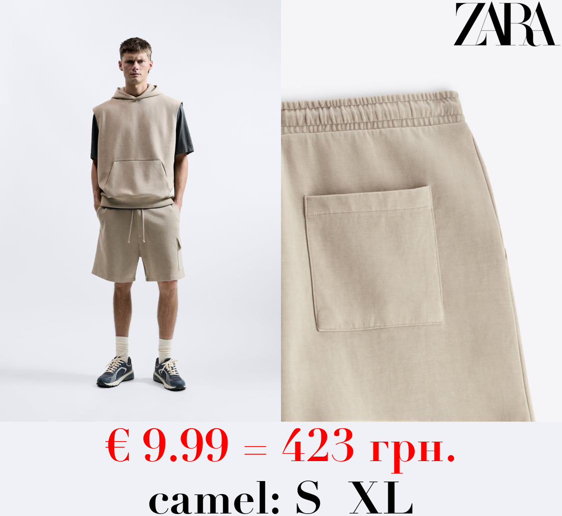 CARGO JOGGER BERMUDA SHORTS