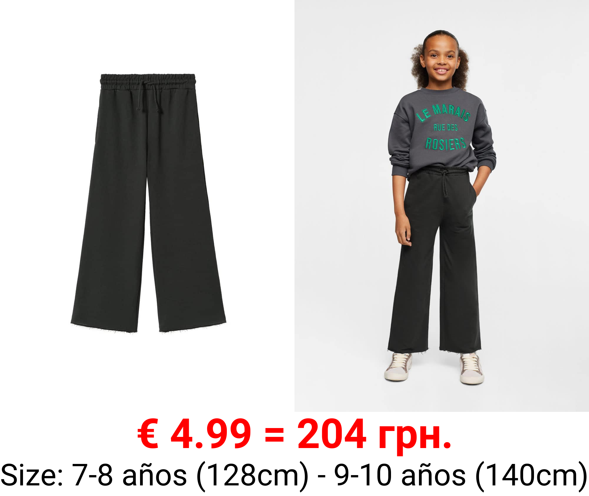 pantalón jogger culotte