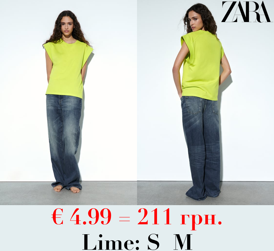 RIBBED COTTON T-SHIRT