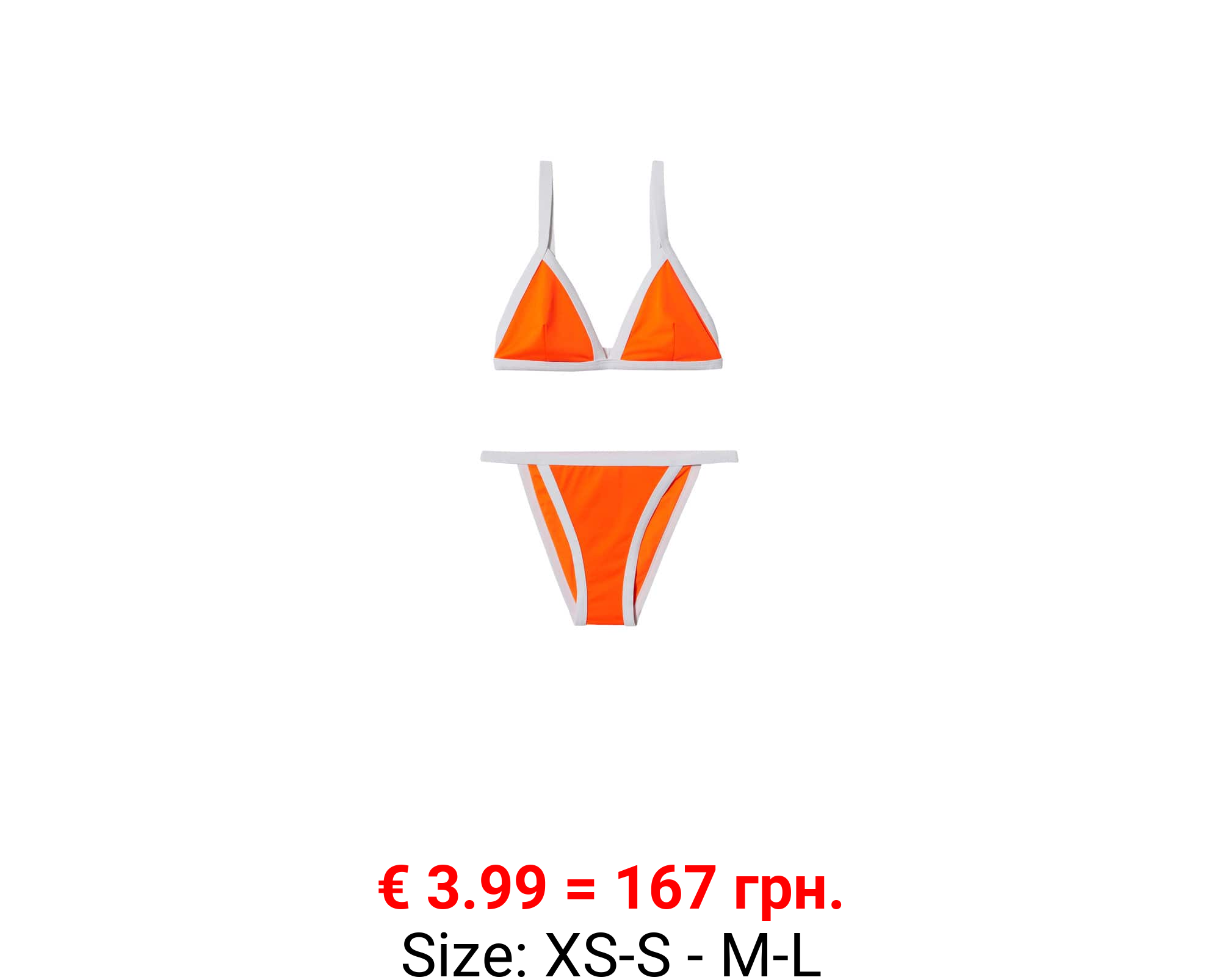 Bikini costuras contraste