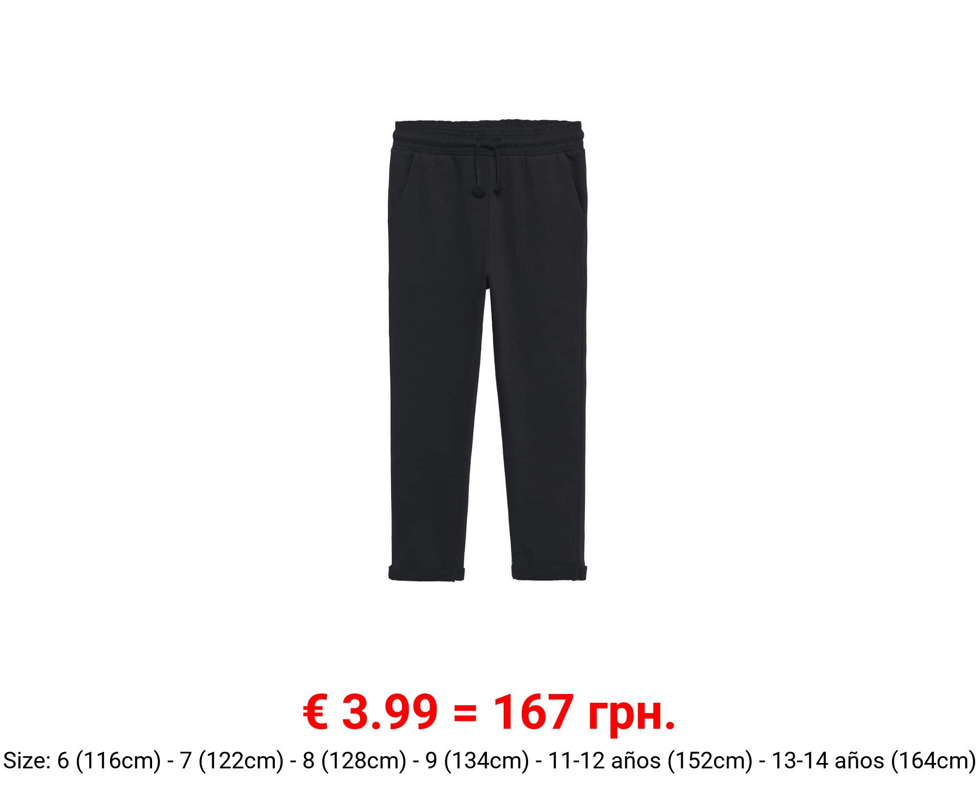 Pantalón jogger algodón