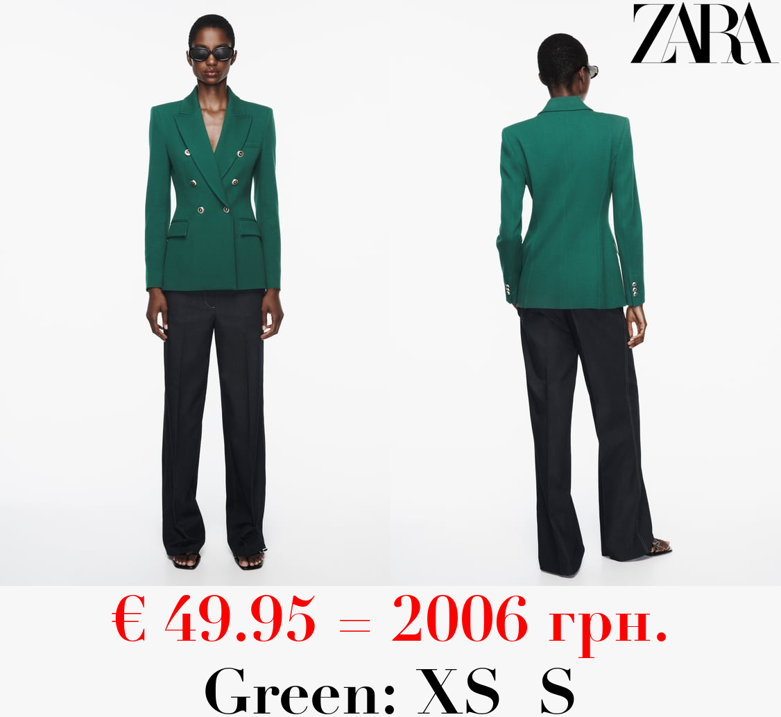 TAILORED DOUBLE-BREASTED BLAZER