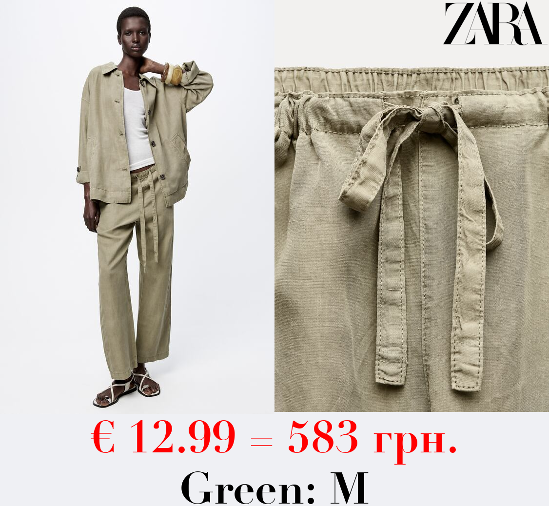 ZW COLLECTION PYJAMA-STYLE TROUSERS