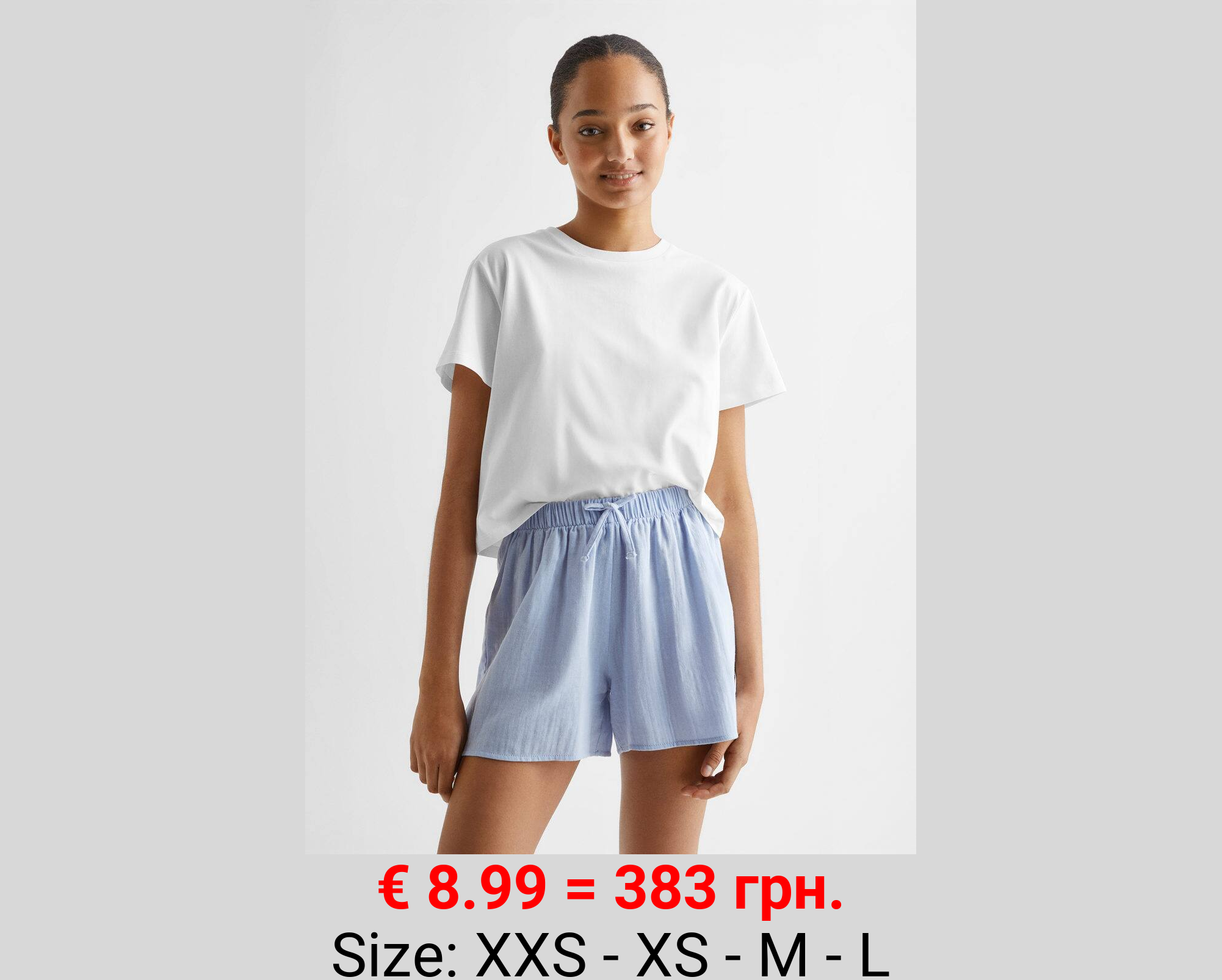 Pijama corto algodón