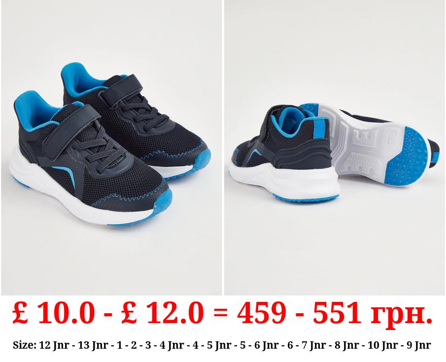 Navy Mesh Sports Trainers