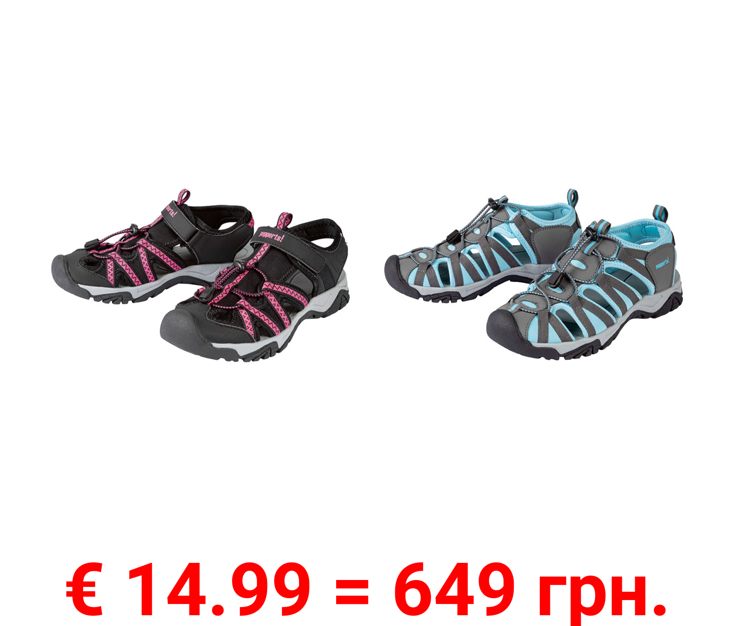 pepperts!® Trekkingsandale »Outdoor« mit strapazierfähigem Obermaterial