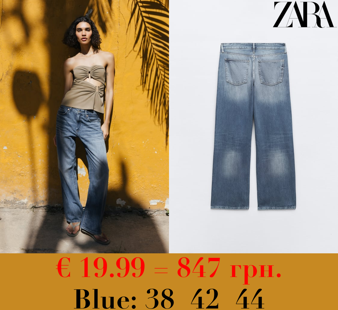TRF WIDE-LEG MID-RISE FULL LENGTH JEANS