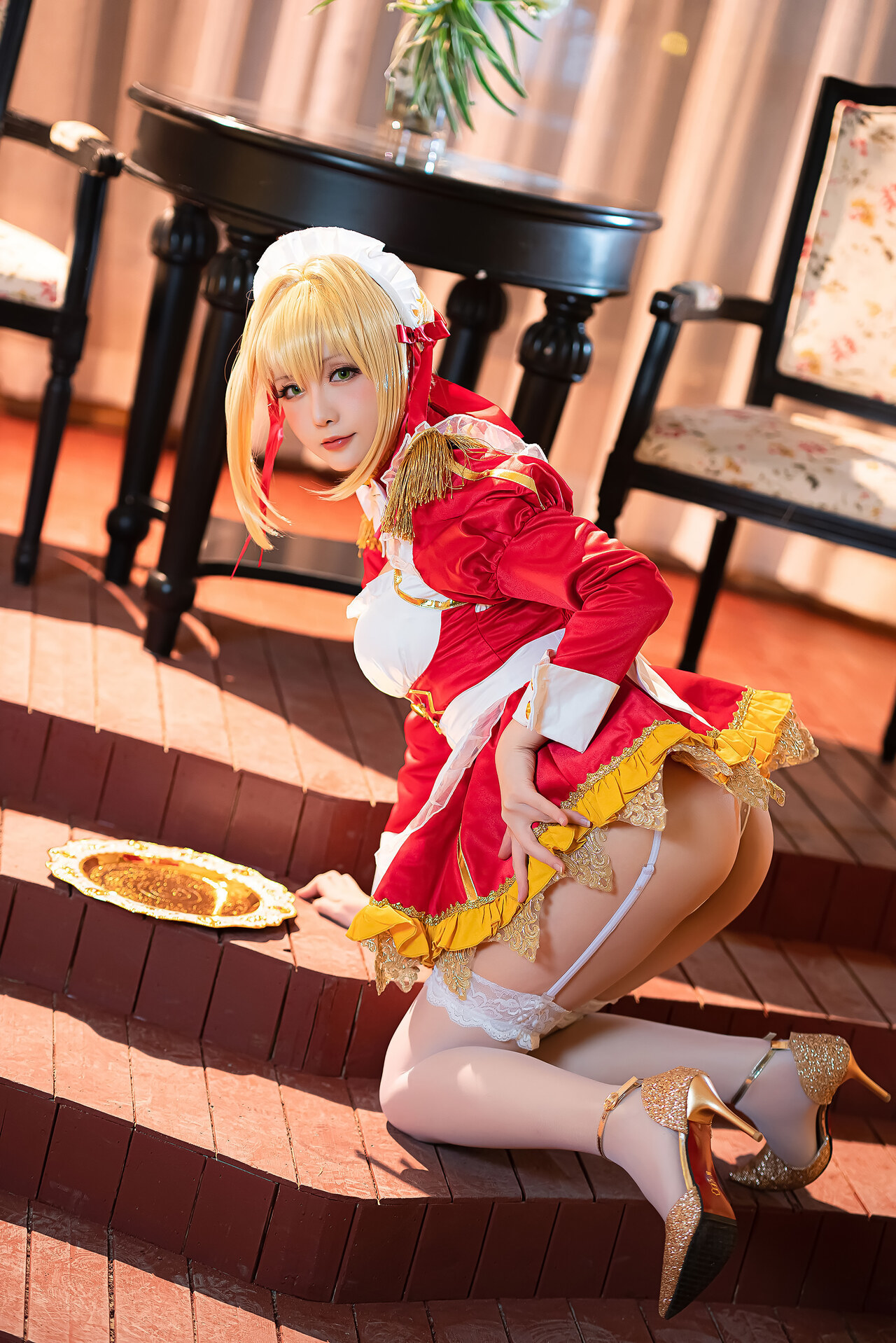 [Hoshilily 星之迟迟] Nero Claudius Maid ネロ・クラウディウス 21