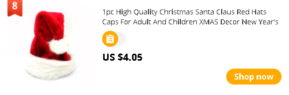 1pc High Quality Christmas Santa Claus Red Hats Caps For Adult And Children XMAS Decor New Year's Gifts Home Party Supplies