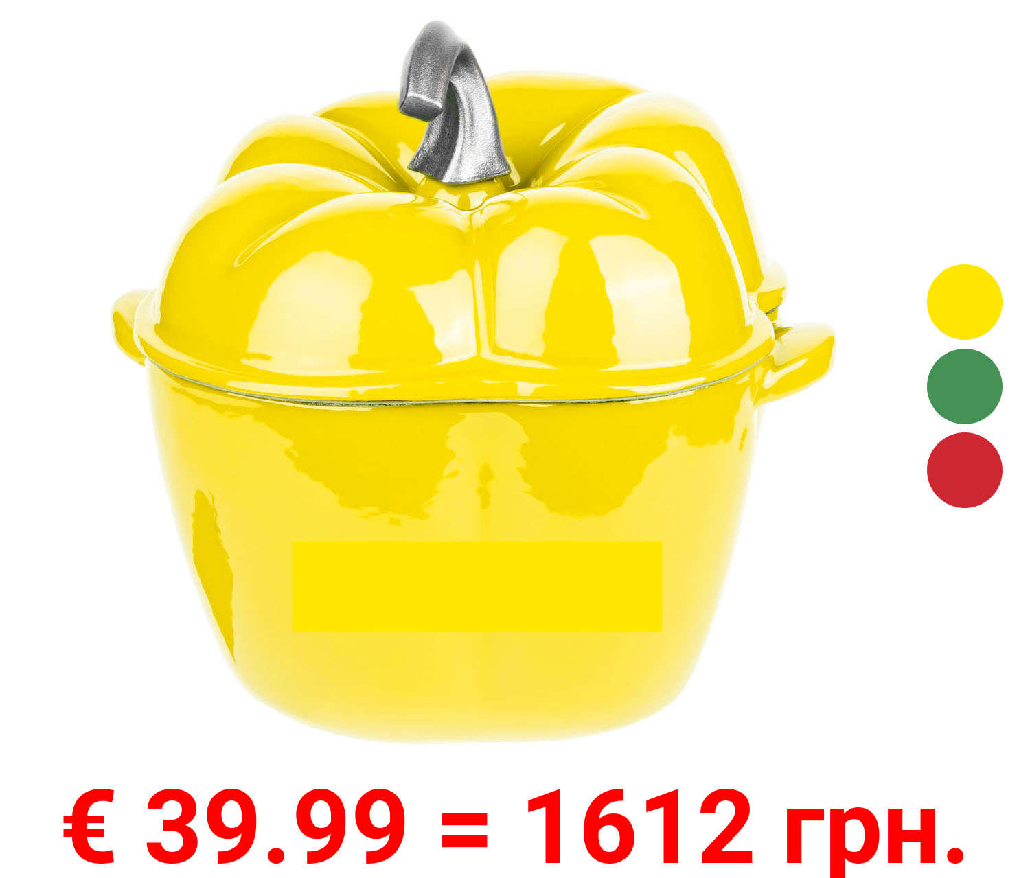 GSW Gusseisen Kochtopf »Paprika«, Ø 18 cm