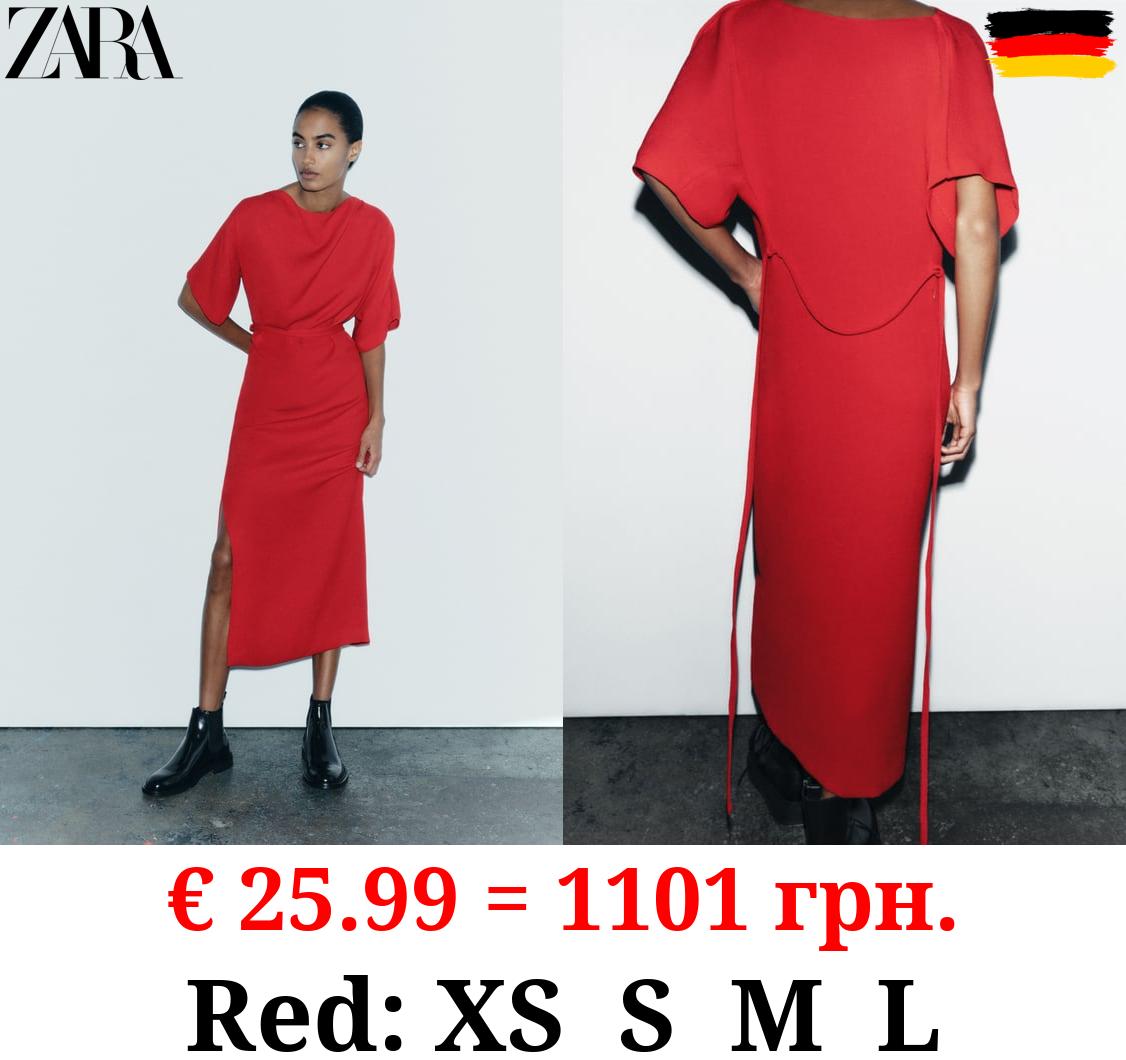 ZW COLLECTION LONG DRESS WITH BELT