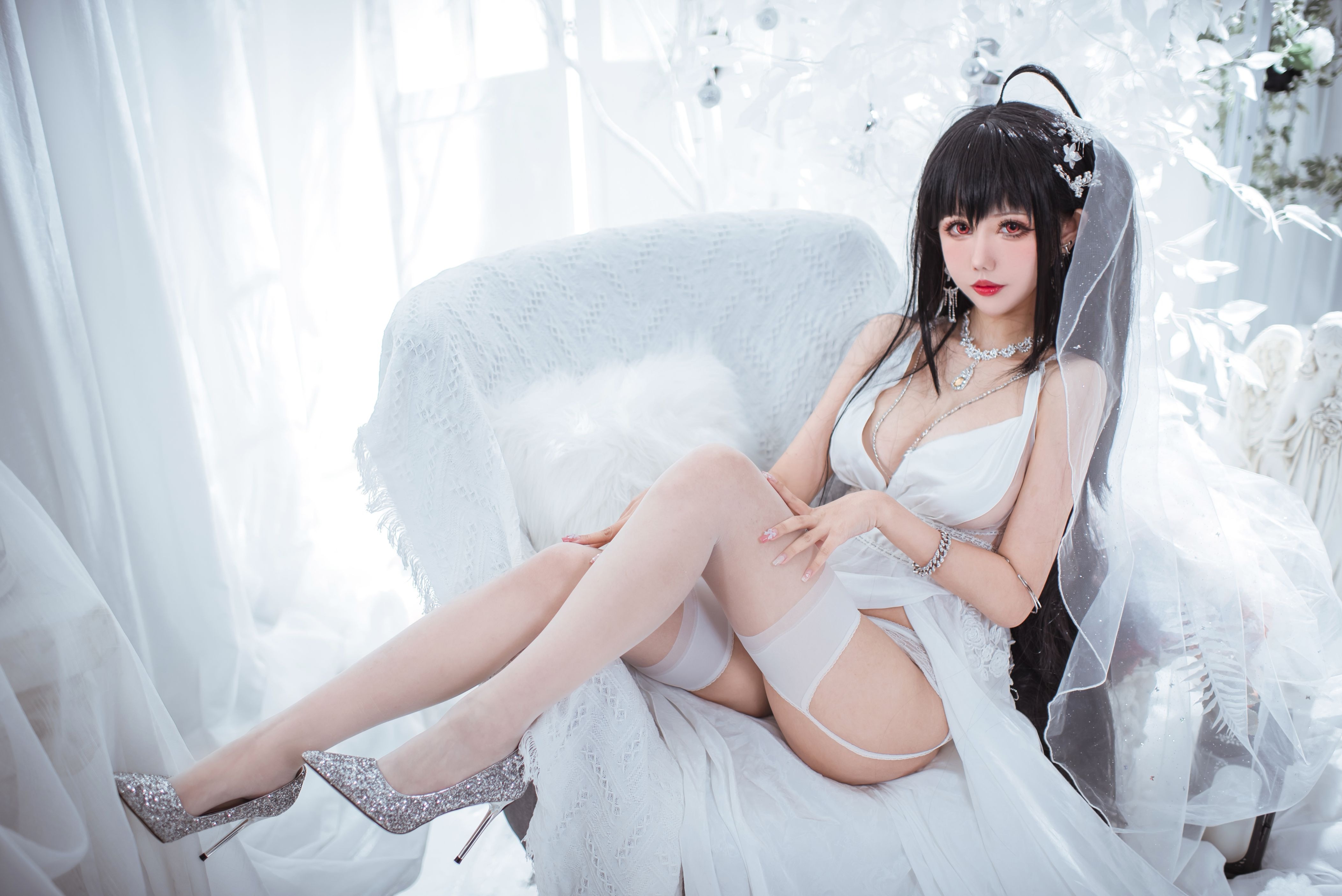 仙女月 大凤纯白婚纱 [30P-189MB] 14