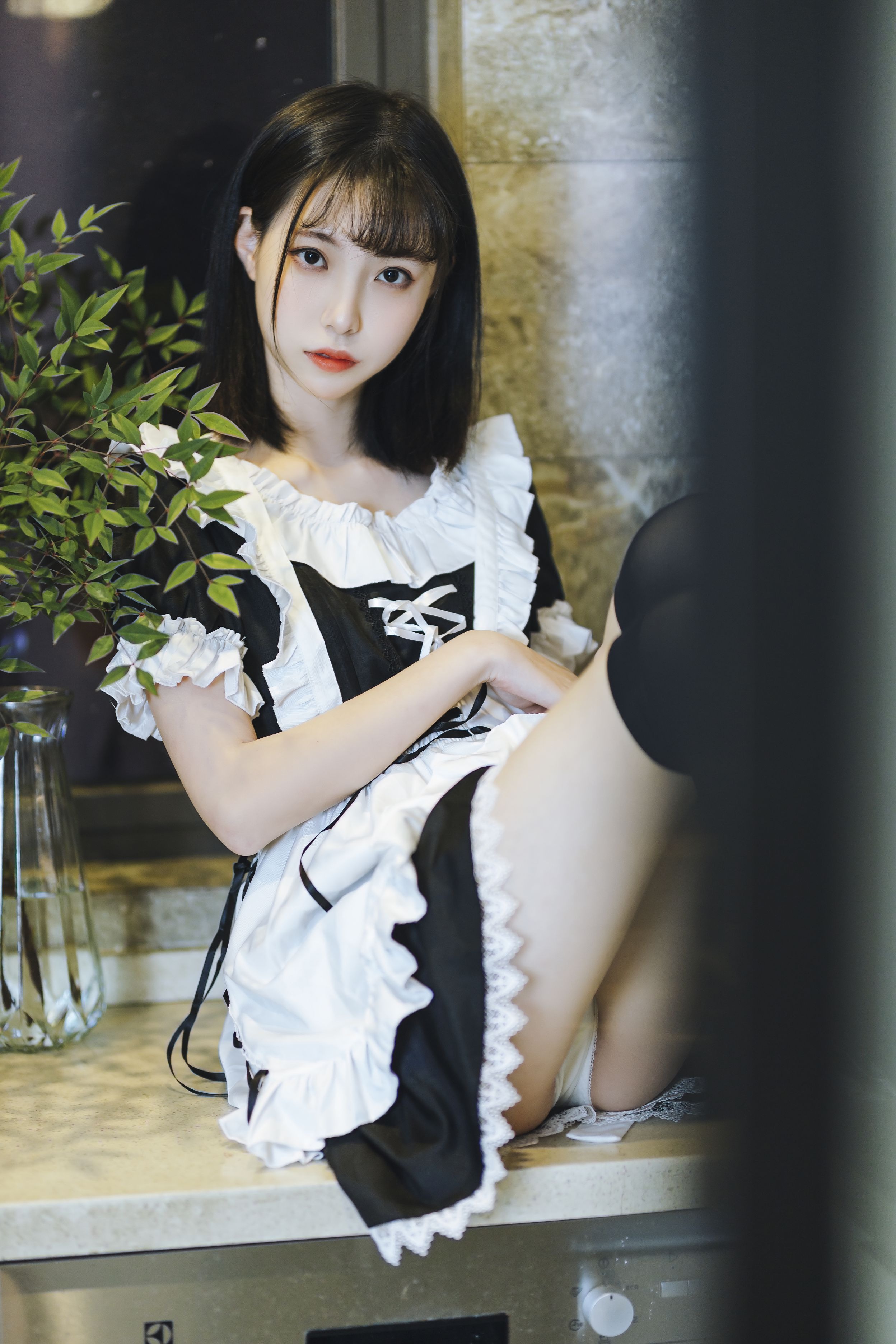 许岚LAN 短裙女仆 26