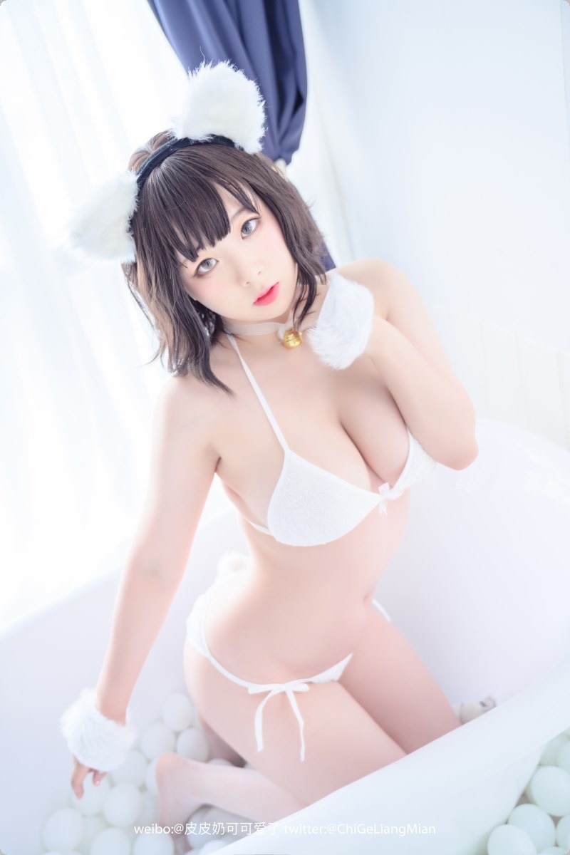 [Cos]皮皮奶 - 白猫[50P] 15