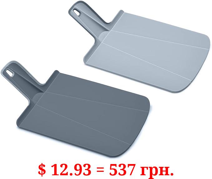 Joseph Joseph Chop2Pot Plus Foldable Plastic Cutting Board, Small, Sky