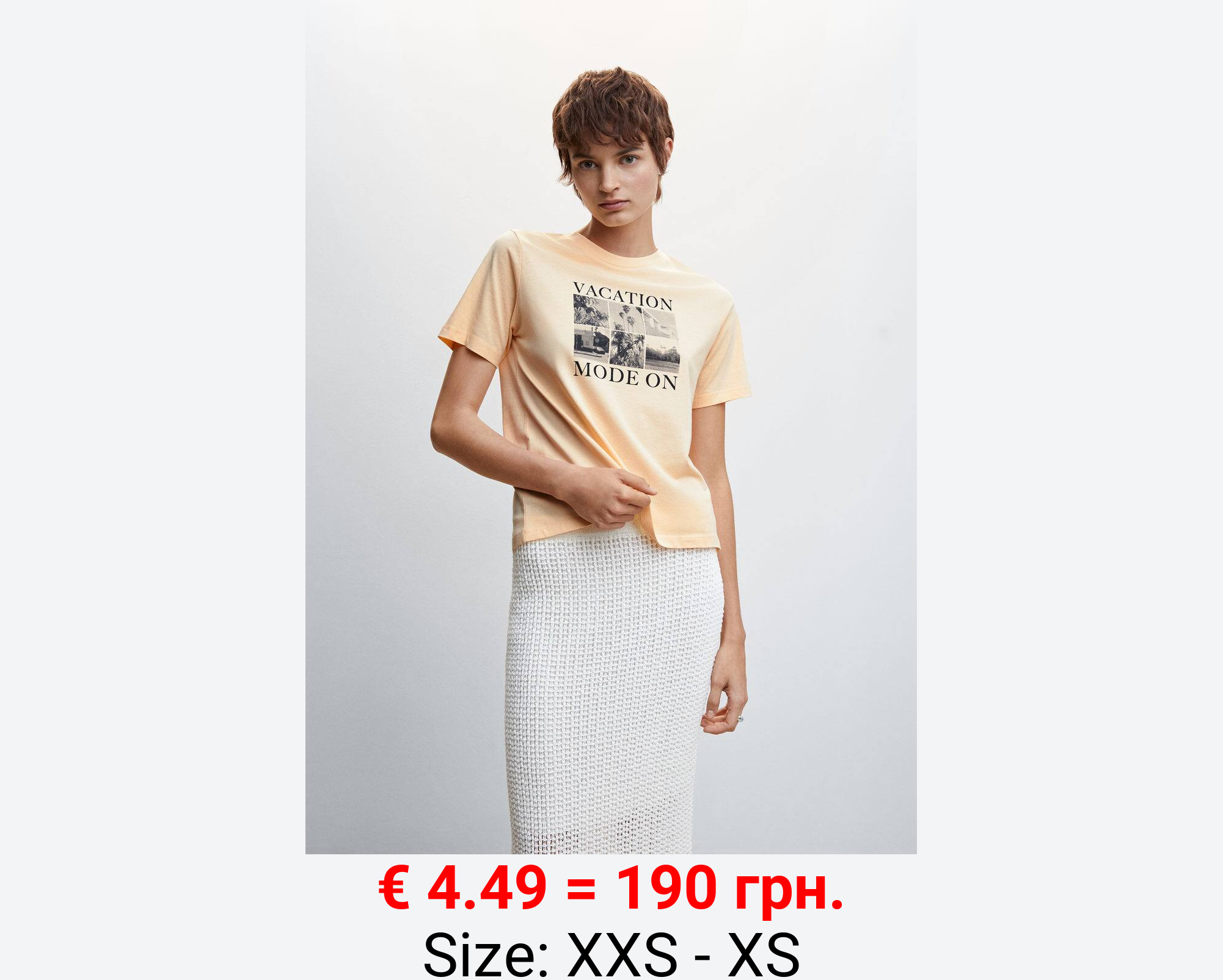 Camisa algodón estampada