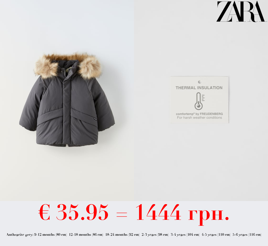 WATER-REPELLENT FREUDENBERG PADDED PARKA