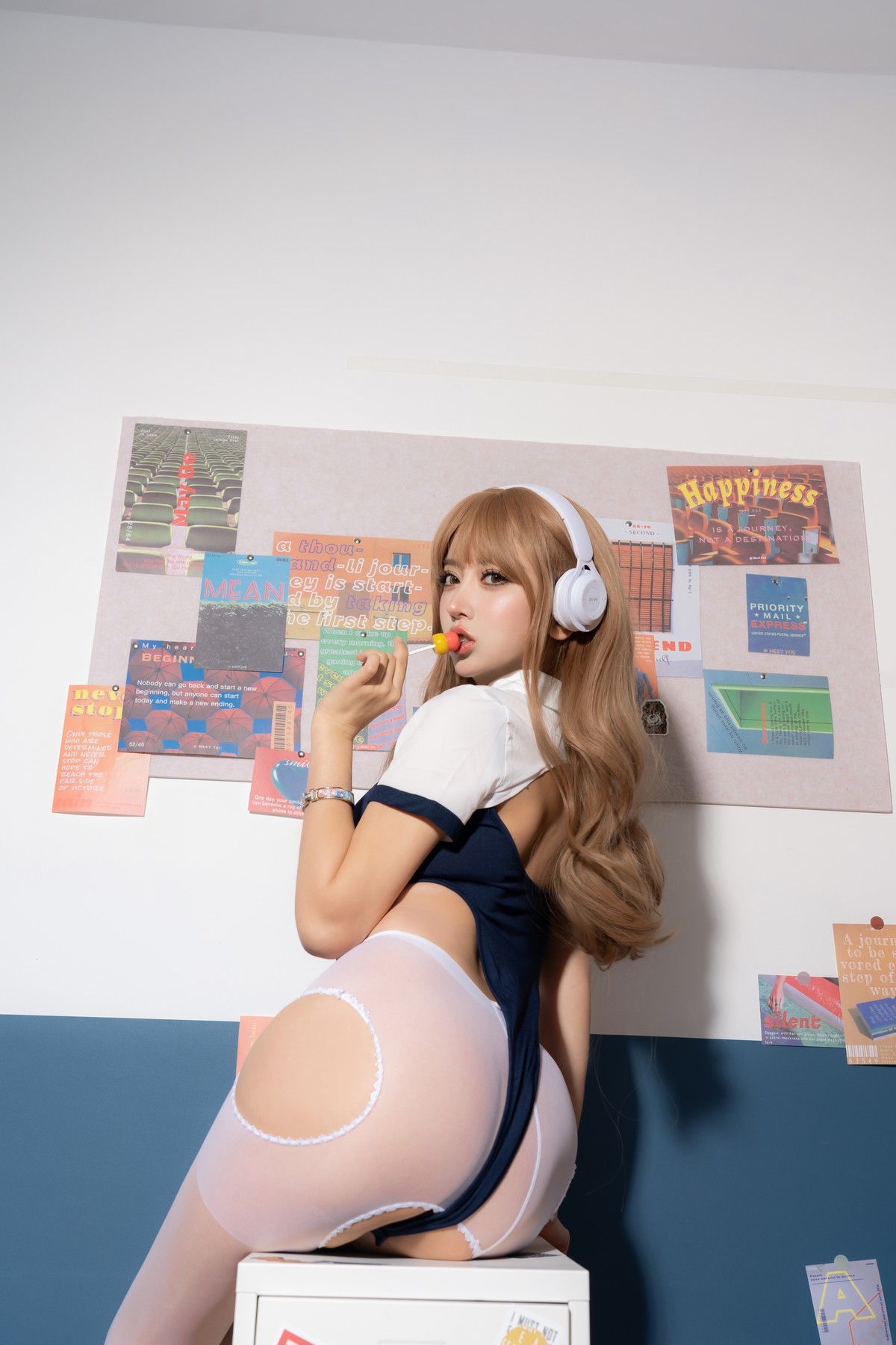 Cosplay 过期米线线喵 甜心恶霸 34