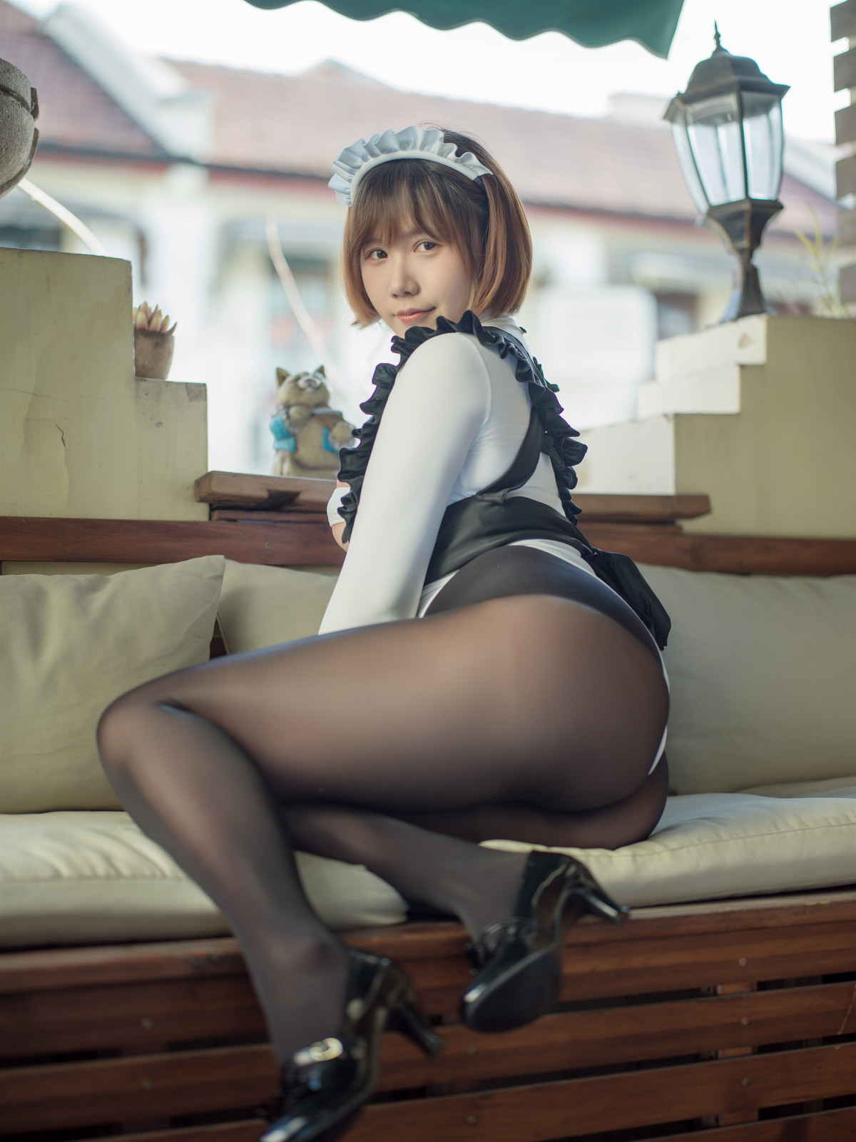 Cosplay 麻花麻花酱 女仆系列 8