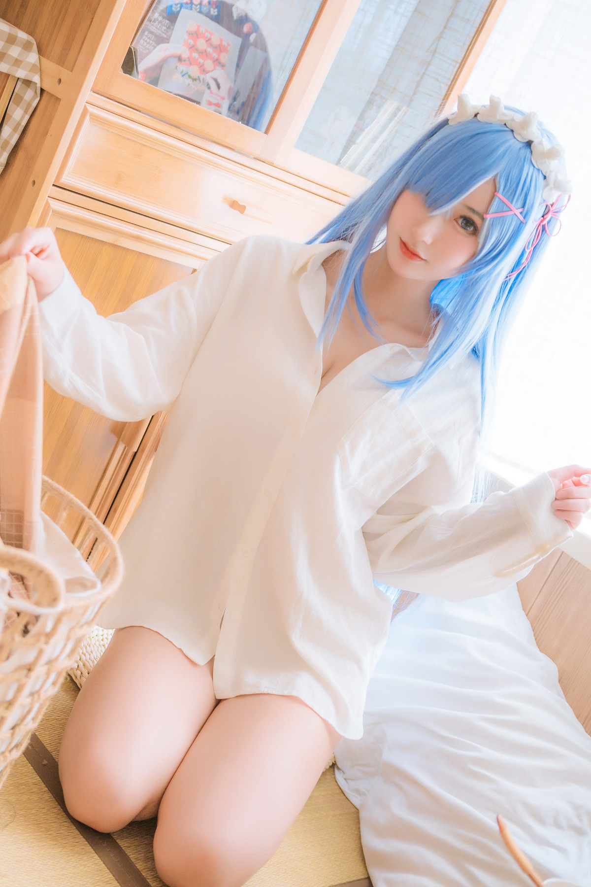 Cosplay 羽生三未图集 蕾姆 19