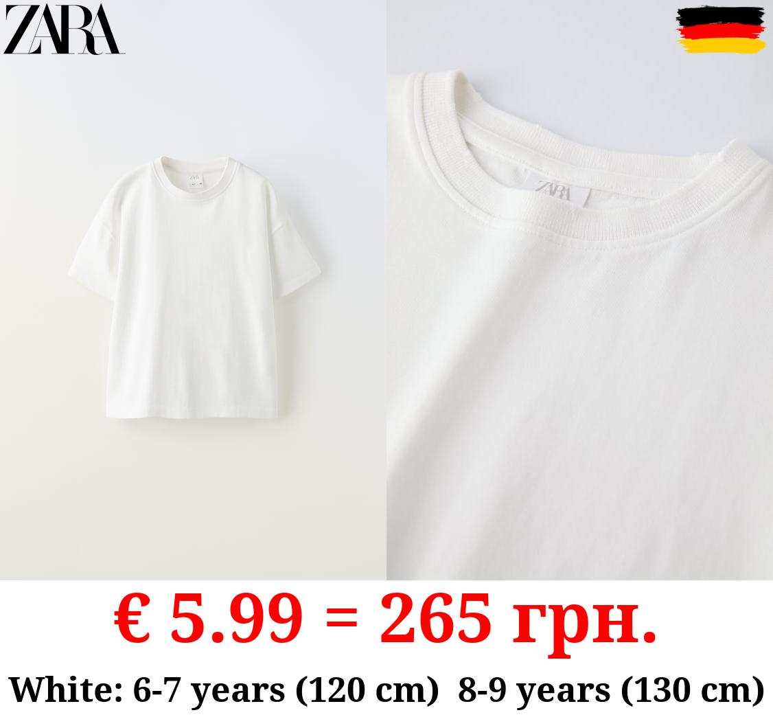 FADED-EFFECT HEAVY WEIGHT T-SHIRT