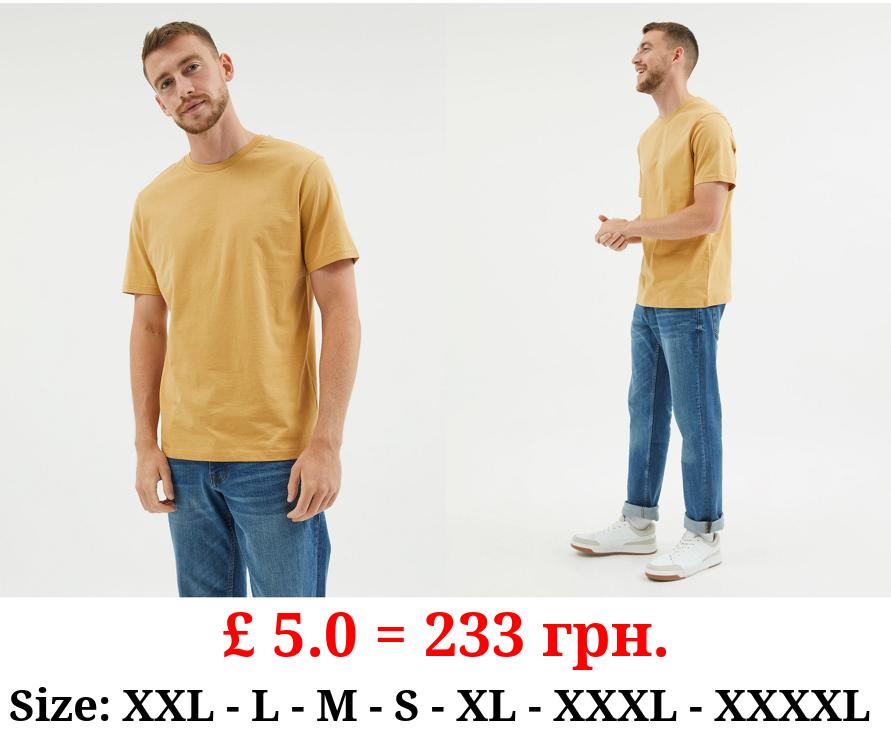 Yellow Crew Neck T-Shirt
