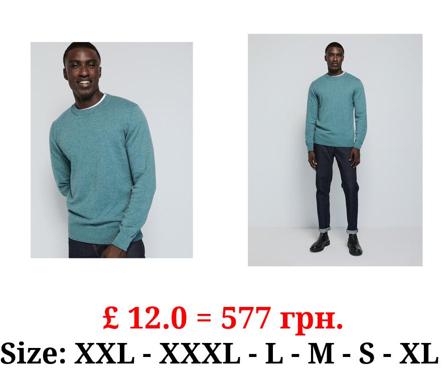 Teal Lightweight Knitted Jumper