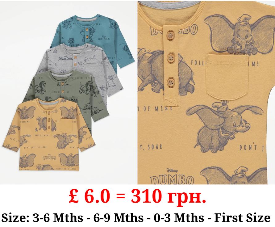 Disney Classic Character Long Sleeve Tops 3 Pack