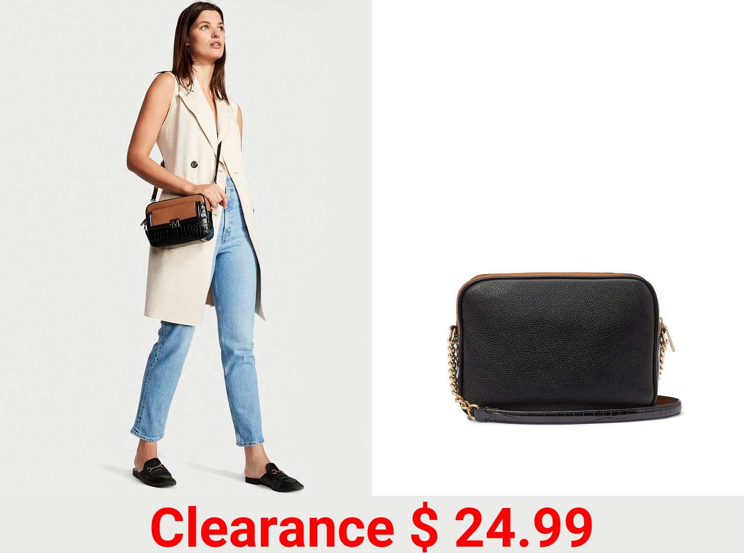 The Victoria Top-Zip Crossbody