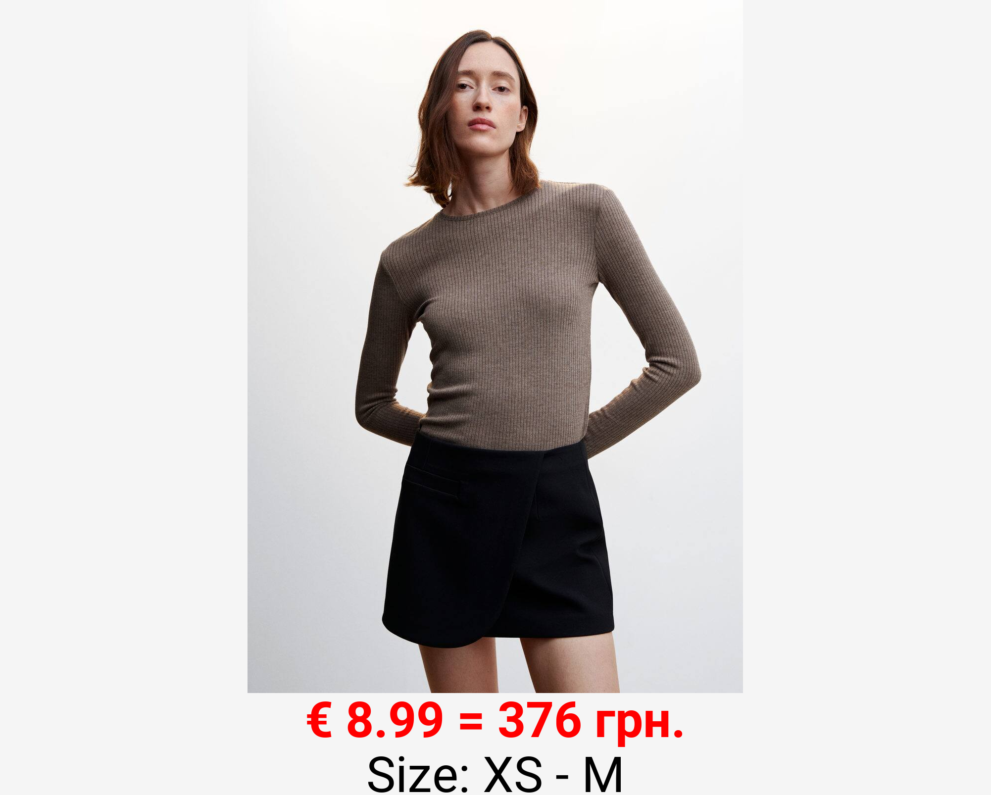 Camiseta punto canalé