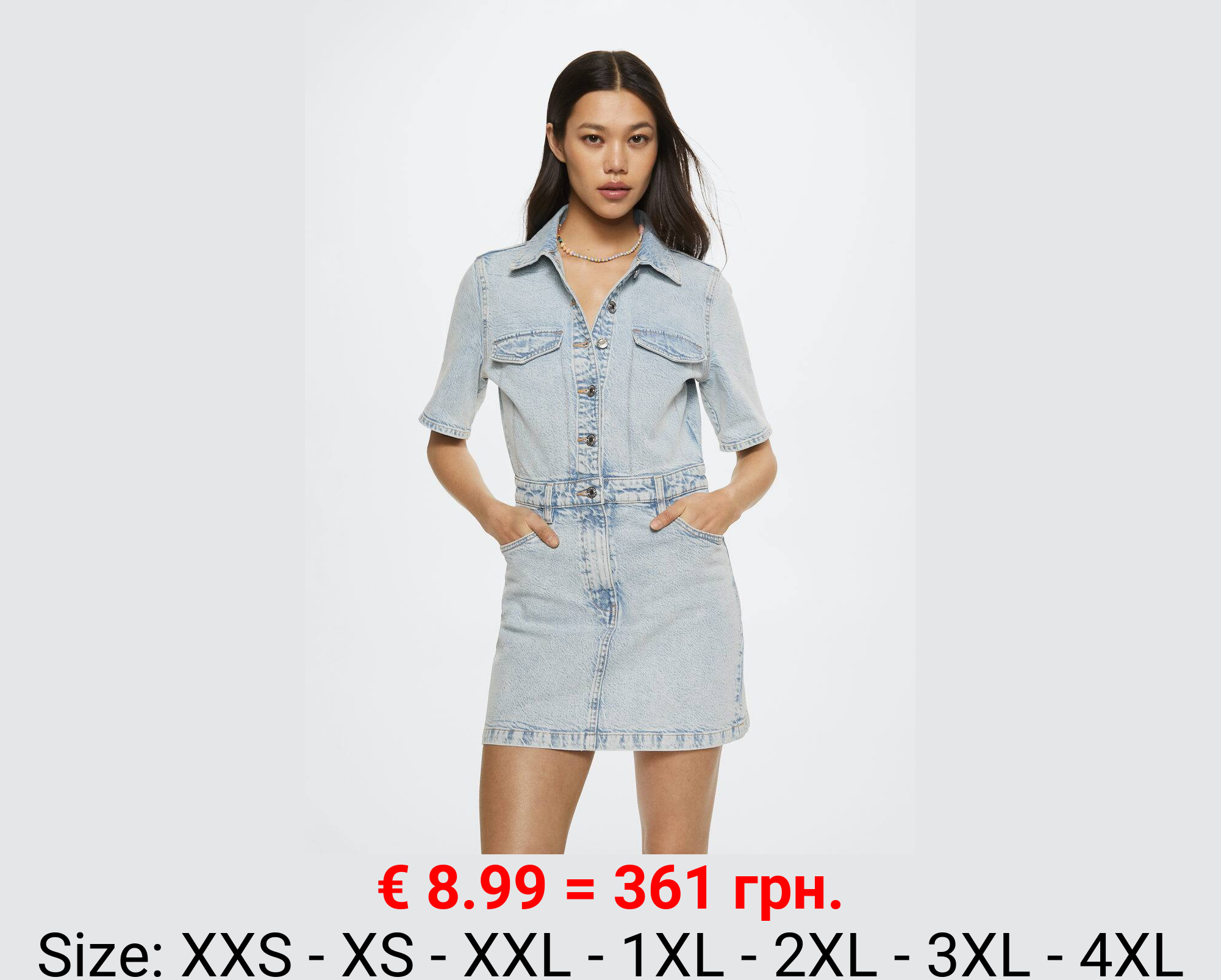 Vestido camisero vaquero