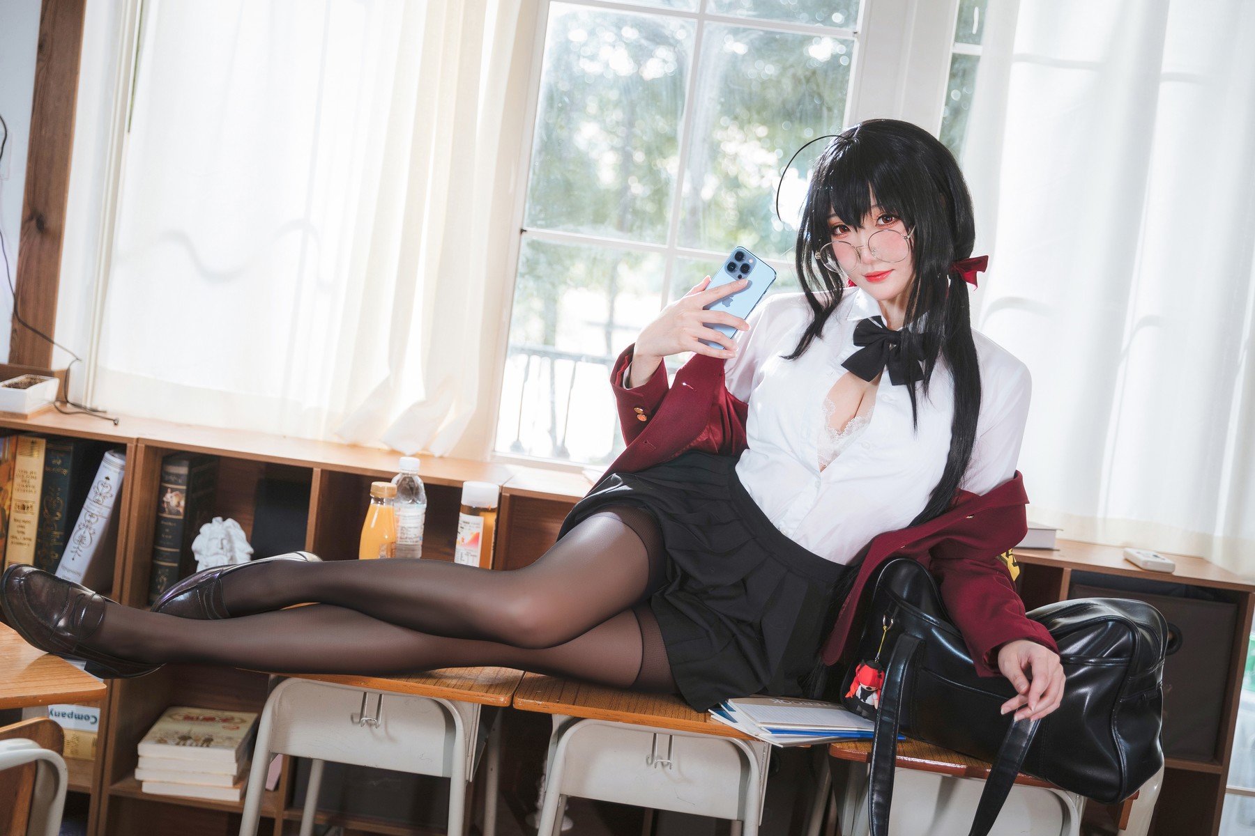 Cosplay 瓜希酱 大凤JK 11