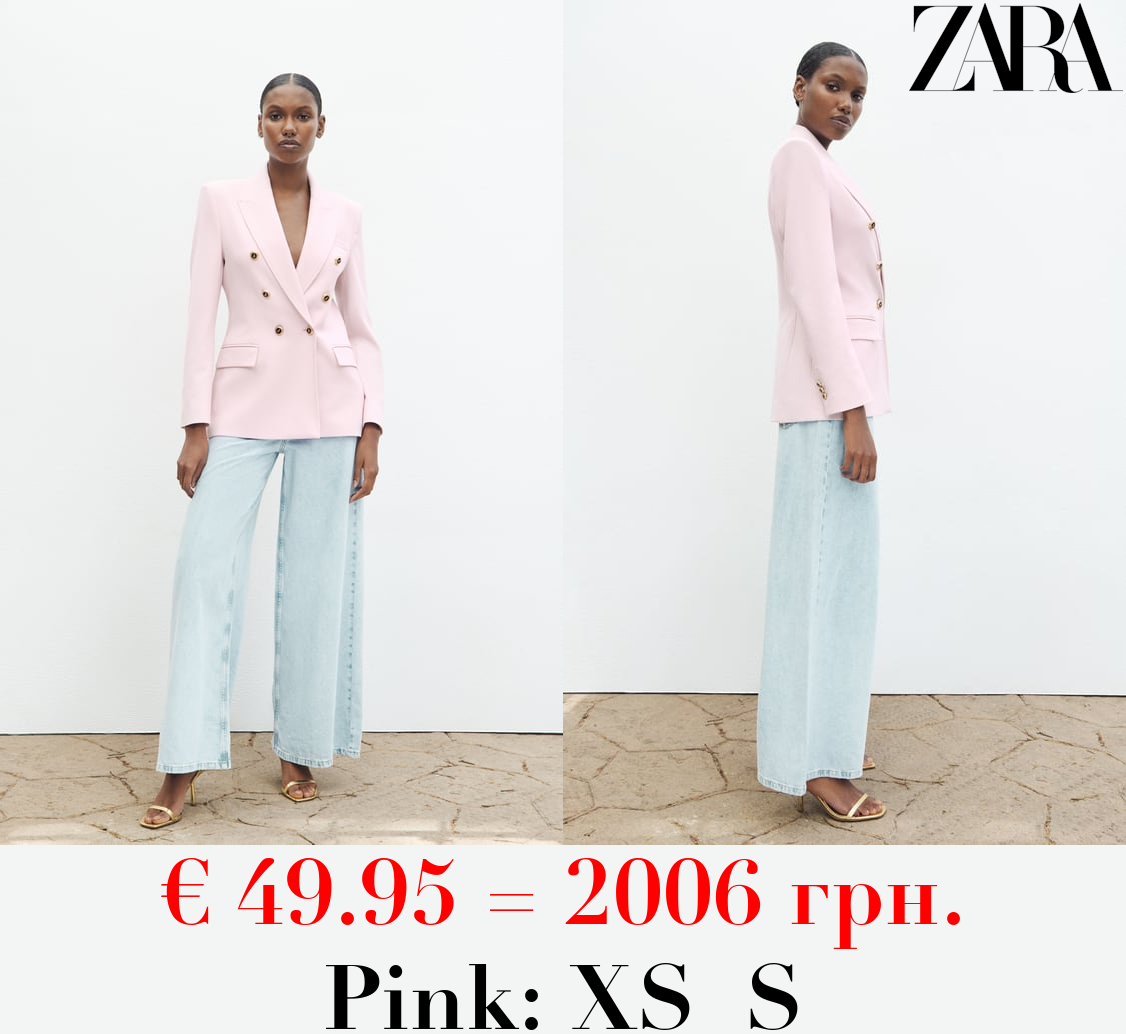 TAILORED DOUBLE-BREASTED BLAZER