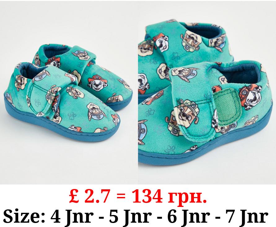 PAW Patrol Green Cupsole Slippers
