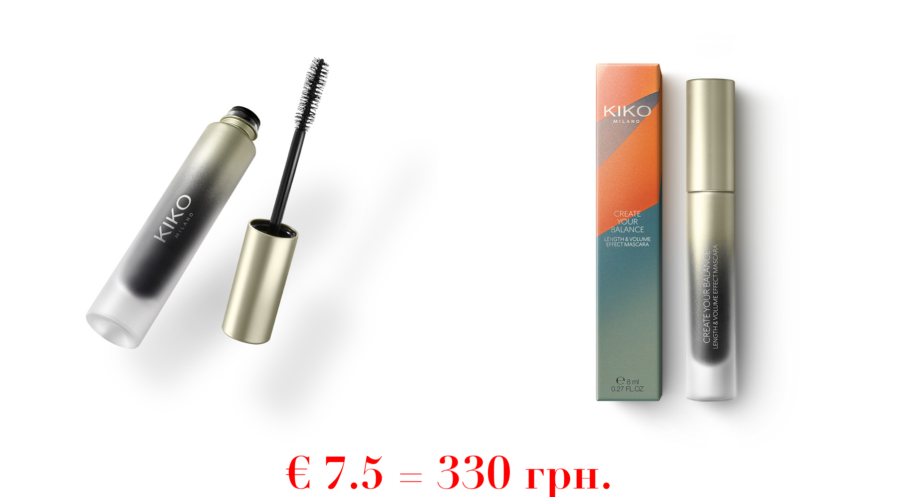 create your balance length & volume effect mascara