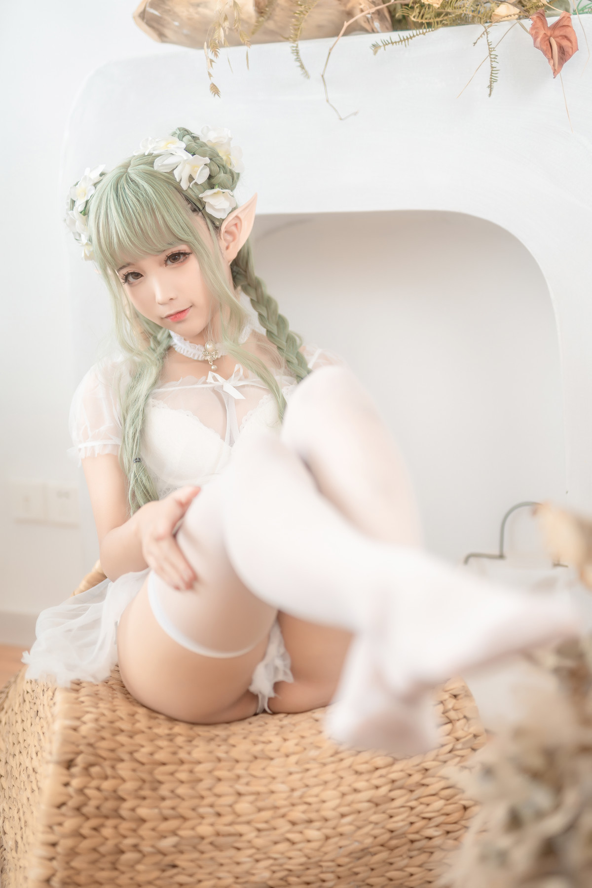 Cosplay 蠢沫沫Chunmomo 《尖耳国度》绿精灵 16