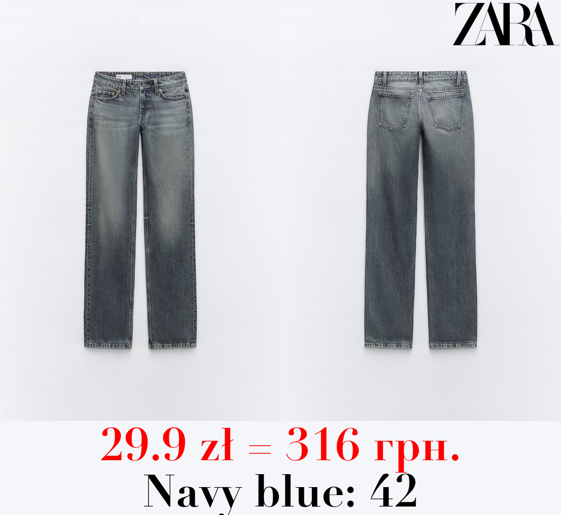 TRF STRAIGHT LOW-RISE JEANS