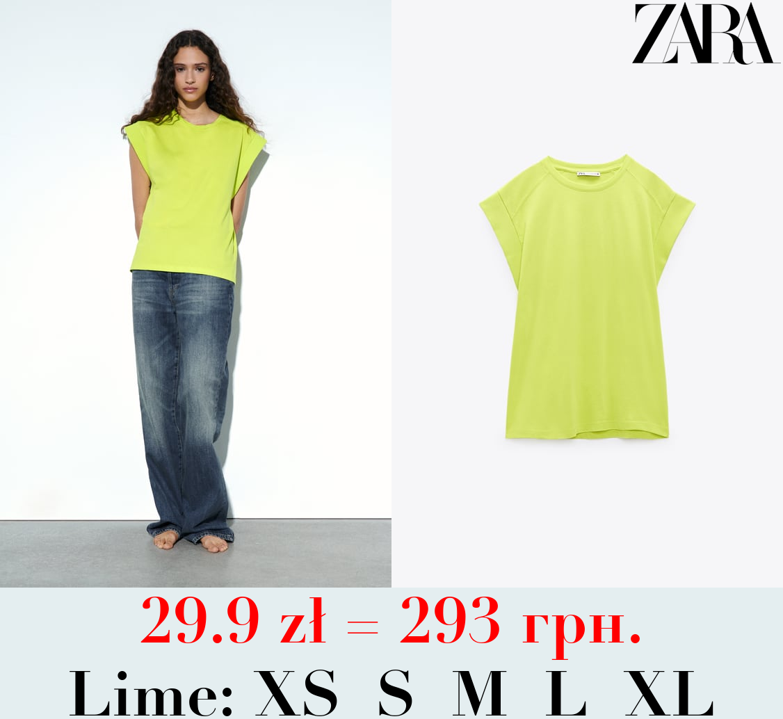 RIBBED COTTON T-SHIRT