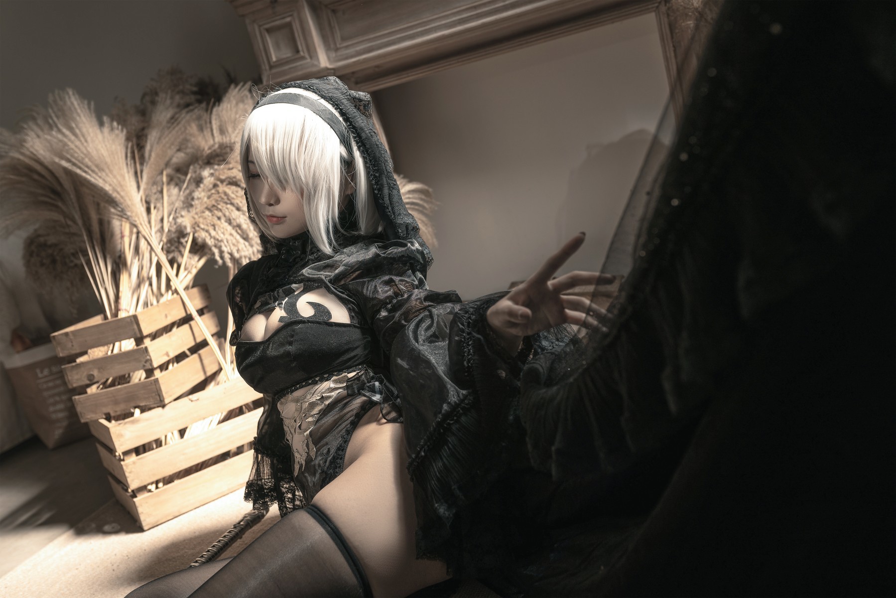 Cosplay 蠢沫沫 Chunmomo 尼尔纪元 黑花嫁 19