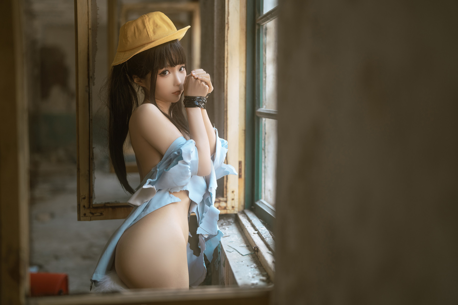 Cosplay 蠢沫沫 Chunmomo 小黄帽 绅士版 Set.02 74