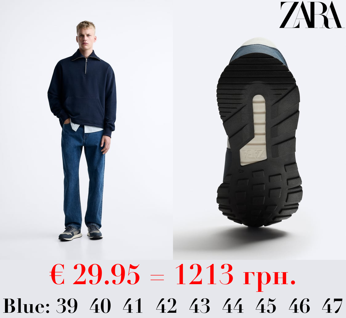 CONTRAST RUNNING SNEAKERS