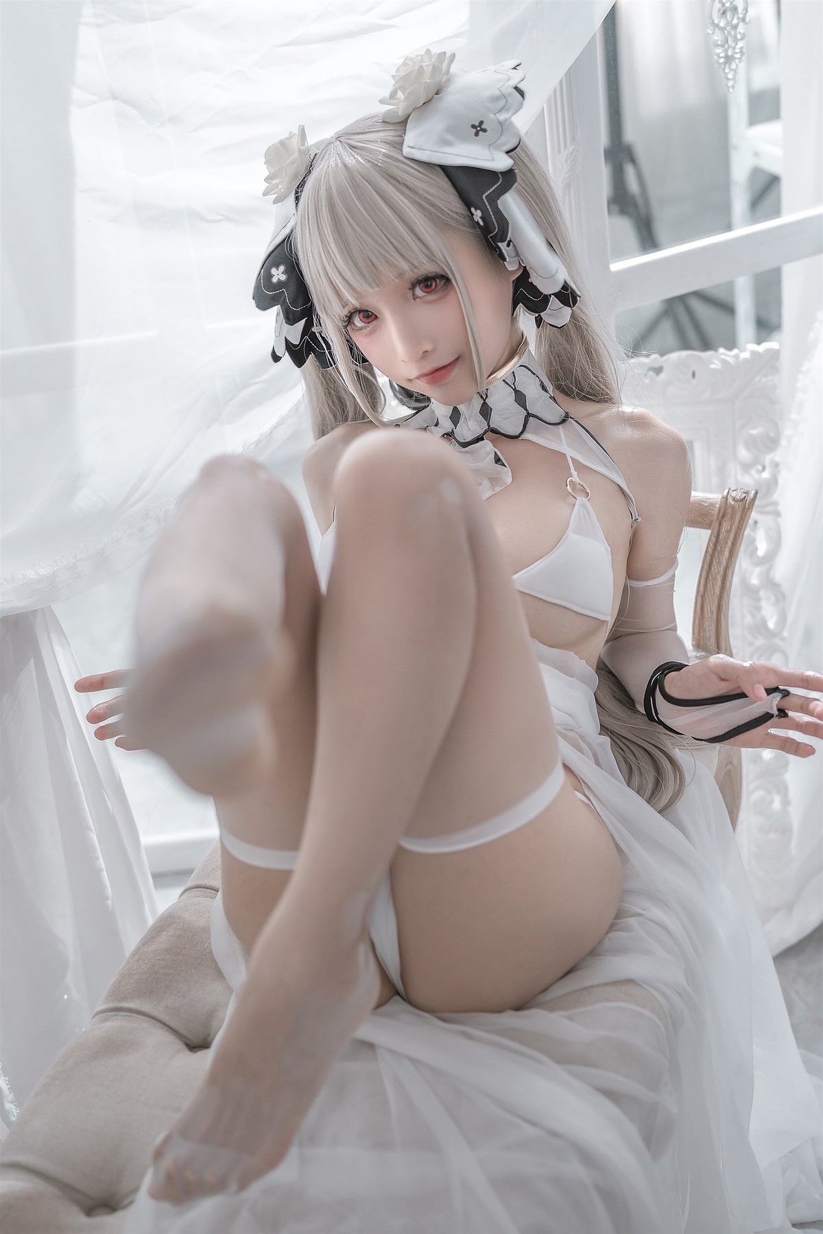蠢沫沫 Cosplay 可畏婚纱 12